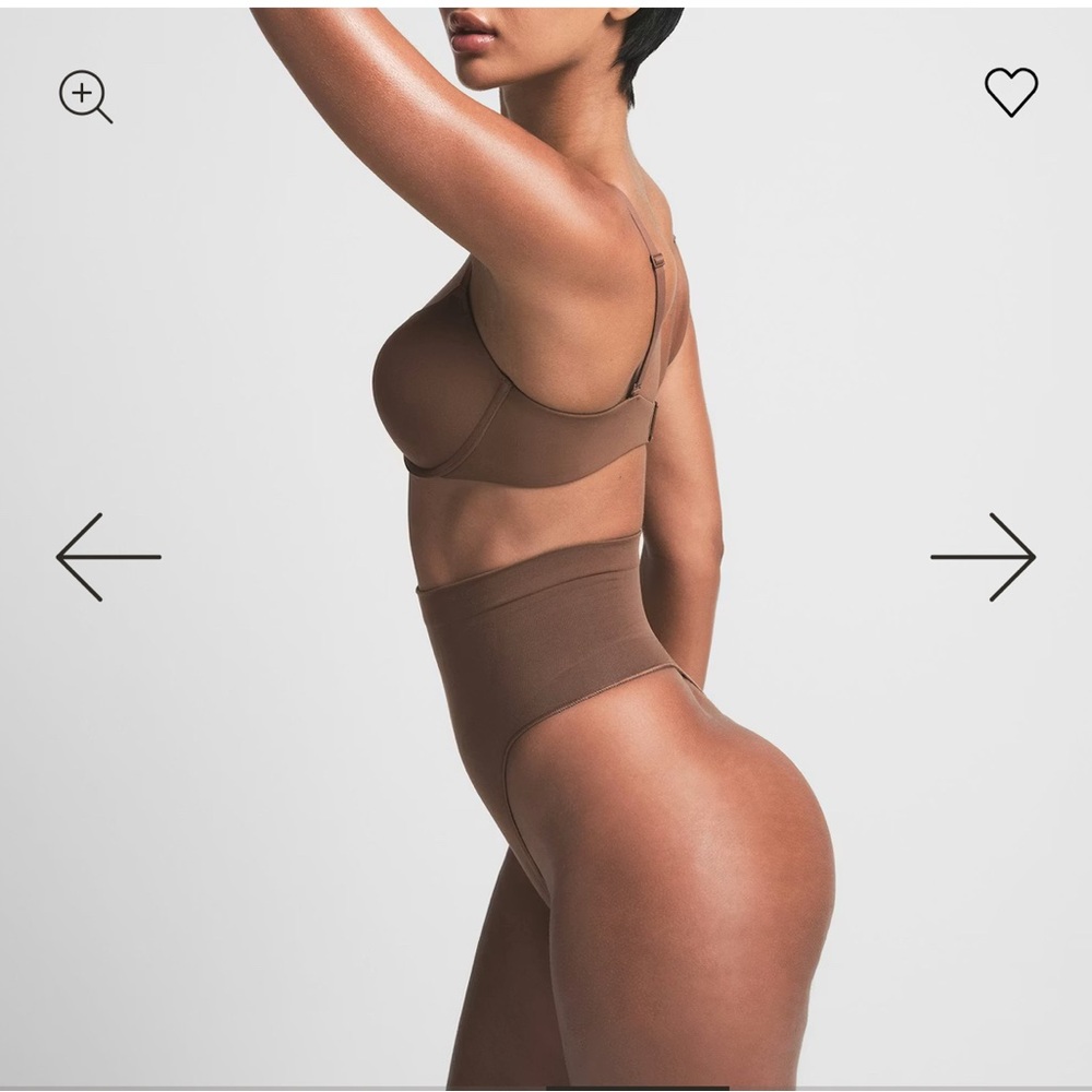 Skims seamless sculpt MID WAIST THONG Jasper xxs/xs - Picture 4 of 10